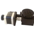 Motorized Rotary Positioning Stage 360 Degree Electric Rotary Table For Precision Alignment Boss Level Accuracy Beefy Worm Gear