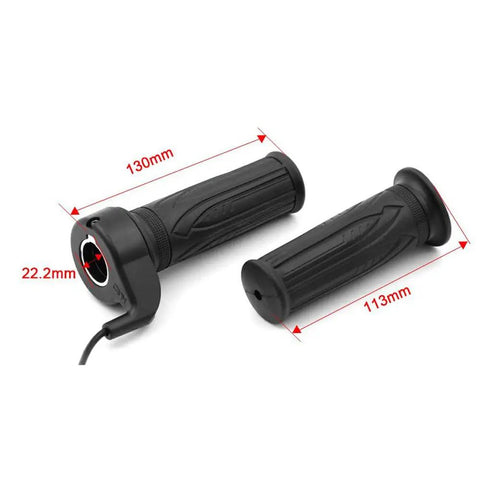 Electric Dirt Bike Full Twist Throttle Grip For G300 Pro, Universal 12V To 72V Ebike Fit, Smooth Twist Action, Secure Anti Slip Grip, Durable Ergonomic Design, Easy Install, Black