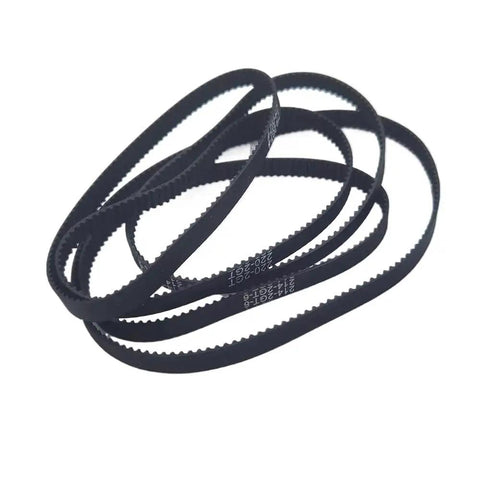Beefed Up 6mm Wide Timing Belt Set 2GT Series Compatible Multiple Sizes Ten Pack Low Noise Non Slip Elastic Shock