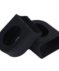 MTB Crank Arm Boots Silicone Sleeve Protectors Pack Of Two Durable Soft Cover with High Grip Skid Resistant Shield Black