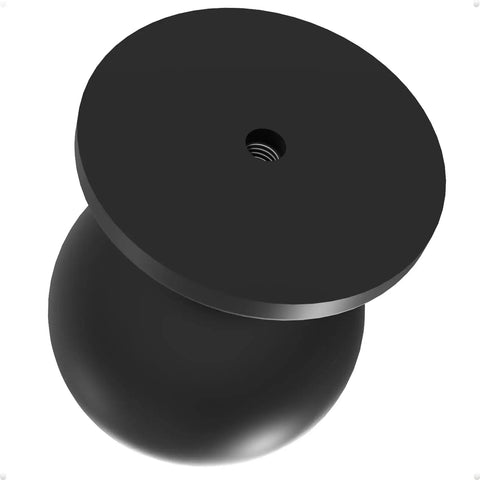 Matte Black Cabinet Knobs Four Pack With Wide Backplates Large Ball Knobs For Bi Fold Closet Doors Kitchen Cabinets And Dresser Drawers