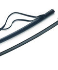Polypropylene Katana Trainer With False Woodgrain Texture And Lightweight Sheath For Safe Practice Gear shown unsheathed