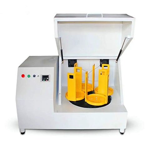 Premium Lab Planetary Ball Mill Machine PBM-V-20L open view showing grinding platforms and yellow holders
