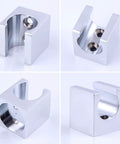 Heavy Duty Shower Head Holder Wall Mount In Chrome Brass Wand Bracket For Sprayer No Nonsense Rock Solid Mount