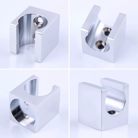 Heavy Duty Shower Head Holder Wall Mount In Chrome Brass Wand Bracket For Sprayer No Nonsense Rock Solid Mount