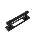5 Pack 3 Inch Center To Center Black Cabinet Pull Backplates With Base Plate Zinc Matte Black Kitchen Cabinet Handles And Drawer Pulls