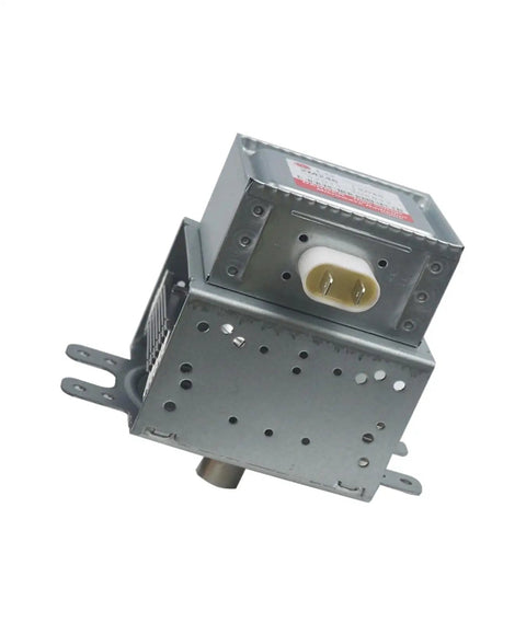 High Power 1KW Industrial Microwave Magnetron Generator Tube For LG Drying Equipment Stable Output Long Lasting Heating Element, angled view.