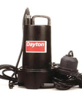 Heavy Duty Submersible Sump Pump With 3/4 HP Cast Iron Build and Piggyback Cord with Auto Diaphragm Switch.