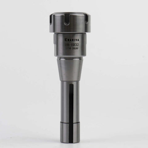 Front view of R8 ER32 Collet Chuck Holder for Precision CNC Machining, Pro-Grade Heavy-Duty 42CrMo Alloy Steel, Heat-Treated