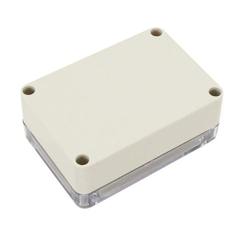 Top view of See Through Junction Box Clear Cover Waterproof IP65 ABS Enclosure Outdoor Project Case 83x58x33mm 3 Pack With See Through Lid