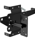 Sturdy Self Closing Fence Gate Hinge Kit For Wood Fences And Outdoor Gates Beefy Heavy Duty Adjustable Hardware With Screws Carbon Steel Keeps Your Gate Aligned And Swinging Smoothly black carbon steel hinge with spring and screws