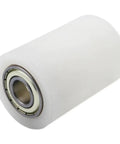 Tough As Nails Nylon Guide Pulley Roller Wheel delivering silky smooth glide, white nylon roller for easy moving of heavy gear.