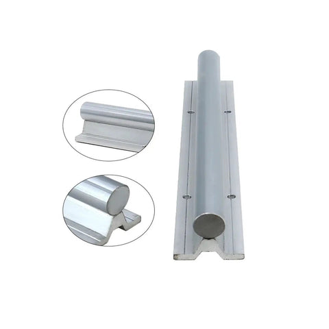 Smash Through Precision Projects With High Grade SBR25 Linear Guide Rails And Slider Blocks For 3D Printers And CNC Tools Smooth Zero Stick Slip Action 750 Millimeter Kits, silver steel rail
