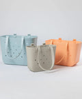 Three Extra Large Beach Tote Bag Waterproof EVA Tote With Zipper Pocket For Travel Pool Boat Groceries And Sports Gear