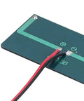 Back view of 2 Pack Small Solar Panel Modules 5V Micro Polysilicon Glue On Panels 0.3W For Low Power Electrical Appliances Emergency Lights Toys