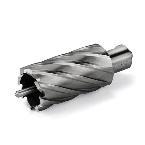 JESTUOUS annular cutter with Weldon shank, 1-5/16 in cutting diameter, 2 in cutting depth, HSS