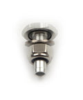 Solid Aluminum Soft Mount Vacuum Line Fitting Kit For 10mm Silicone Hose With Lock Nut Washer And O Ring Seal Universal Upgrade For Custom Builds And Street Rigs, front view
