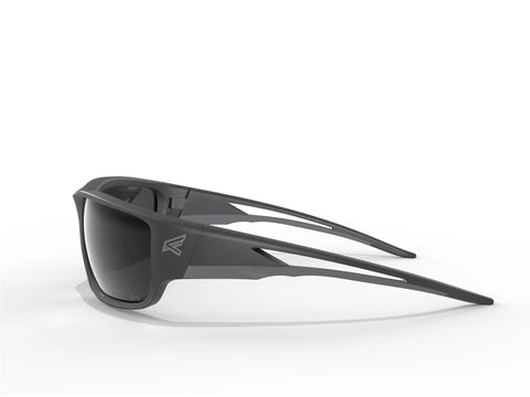 Kazbek Torque Polarized Anti Fog Vapor Shield Safety Glasses With Smoke Lens Built Tough Military Grade UV 400 shown in matte black
