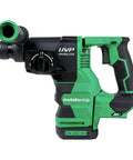 Side view of Cordless 36V MultiVolt Rotary Hammer Tool Only SDS Plus 1-1/8 Inch with LED level vibration protection handle.