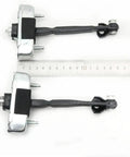 Toyota Land Cruiser 200 LC200 UZJ200 Door Check Hinge Set Front showing heavy duty metal construction with ruler for scale