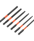 Heavy Duty Cross Drill Bit Set For Furniture And Car Repair Featuring Strong Magnetic Hex Shank, High Torsion Steel Bits With Wear Resistant Finish For Tough Jobs Without The Hassle 6-piece hex bits