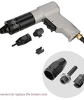 Heavy Duty Pneumatic Rivnut Head For M5 M6 M8 M10 Rivnut Tools Pull Setter Air Rivet Nut Head Replacement Part For Pneumatic Riveters