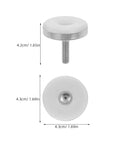 Heavy Duty Adjustable Cabinet Leveling Feet Set 6 Pcs With M8 Thread Iron And Plastic Furniture Leg Levelers For Wood Cabinets Tables And Chairs Home And Restaurant Use, 4.3cm size