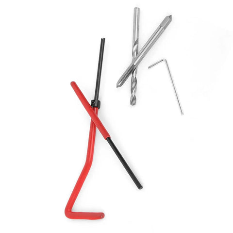 Ultimate Fabater M4 Thread Repair Insert Kit For Restripped Stripped And Crossed Metal Screws Like A Boss On Steel Iron Or Aluminum Machinery Parts That Fix Damaged Threads Fast Without Breaking The Bank, M4 tap drill wrench