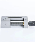 The 2 Inch Precision Mini Vise Is A Solid Grip For Your Lathe Work Setup This Machine Vice Delivers Top Tier Performance For Milling And Drilling Tasks Perfect For Tight Spaces And Quick Clamping Jobs It Adds Serious Value To Any Workshop Gear, showcasing metal construction and adjustable handwheel.