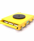 Heavy-Duty Industrial Machinery Mover Skate With 360-Degree Rotating Turntable, Steel Base Machine Dolly for 24 Ton Loads