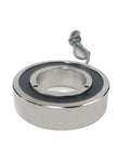 Beefy Heavy-Duty Brake Electromagnet Holding Magnet Solenoid 24V 80mm Dia x 20mm Height, 100kg Pull, 8W Power Sucker Type