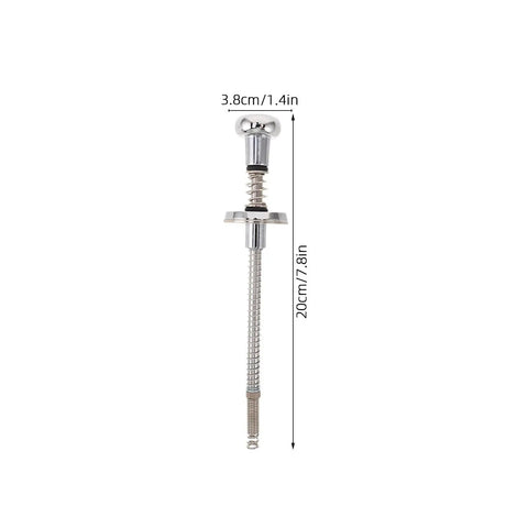 Pinball Shooter Rod Replacement Part Metal Spring Loaded Ball Launcher for Tabletop Arcade Machines with Precision Fit Silver Finish Beefed Up for Parties and Home Game Nights A Smooth Accurate Play Upgrade, 20cm silver metal spring-loaded rod
