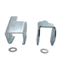 Panhard Correction Bracket Kit For Toyota 3rd Gen 4Runner 1996-2002 Lets You Fix Panhard Bar Angle And Beef Up Roll Center, Stability, And Handling On 4 Inch Lifts. two zinc-plated steel brackets and washers