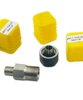 Collet Adapter For M12 Polisher Sander With ER11 Nut And One Eighth Inch And One Quarter Inch Collets M9x0.75 Threaded End
