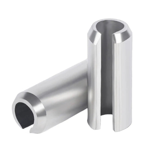 Stainless Steel Spring Dowel Roll Pins Split Pins M1.5 304 Grade Steel 6mm To 20mm Pack Of 10 To 100 Pieces For Home Shop Machines Gear Wheels Pulleys Fastening Heavy Duty DIY Pro Grade Secure Mounts