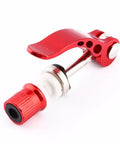 Red Bike Seatpost Quick Release Clamp And Skewer Fastener Replacement For Tool Free Height Adjustment In Cycling