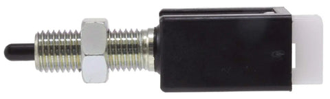 Heavy Duty Clutch Pedal Position Switch With Starter Safety Interlock Plug And Play No Sweat Quick Drop In Replacement For Reliable Engine Startup Slick Auto Part side view with metallic screw and black housing.