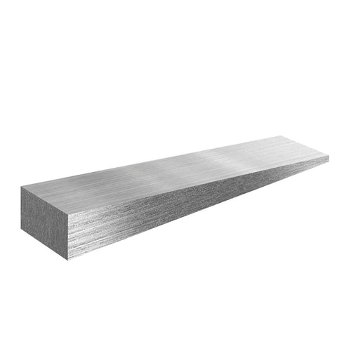 8 Piece Metal Wedge Shim Set For Welding Built To Last, 1/2 In X 3/4 In X 4 In And 4 X 0.8 In X 0.5 In Sizes, side view