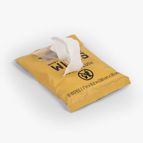 Open pack of sensitive skin wipes from Emergency Diaper Kit For On The Go Parents, 3 Pack Disposable Changing Kits
