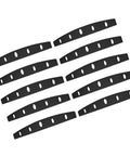 Pizza Cutter Guard Set 10 Pack Half Moon Edge Protectors Grab And Go Portable Universal Knife Guards PP Material Knife Sleeve