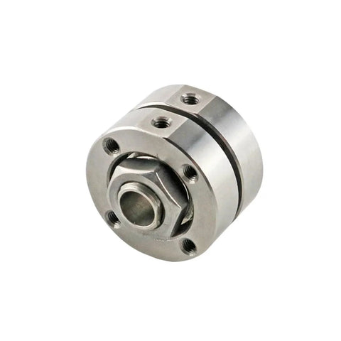 Stainless steel disc torque hinge with through-wire damper, 3.0 Nm, 1 pc