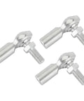 Heavy Duty Steel Five Sixteenth Inch Right Hand Female Heim Joint Rod Ends With Stud, PTFE Lined Low Friction, Bore 0.313 Inch