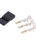 Male JR Plug Kit For Electronic Projects With Gold Plated 3 Pin JR Connectors ABS Shell And Brass Contacts