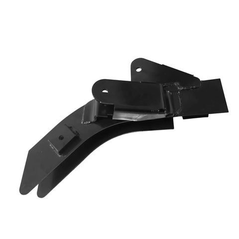 Heavy Gauge Steel Rear Right Frame Repair Kit For Jeep Wrangler Tj 1997 2003 showing curved bracket with mounting points.
