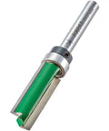 Pro Grade Guided Profiler Router Bit With One Quarter Inch Shank And Half Inch Cut Diameter, designed for flush trim jobs on veneers.