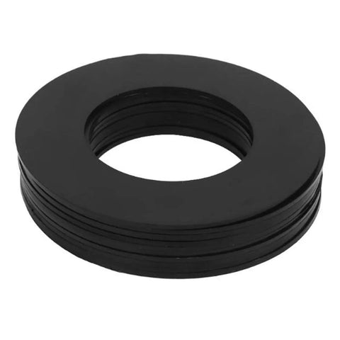40mm Bucket Pin Shims Kit - 10-Piece Engineering PP Spacers And Washers For Compact Excavators And Skid Steers, Dust Shield To Cut Debris, Pro-Grade Wear-Resistant Pin Joints For Hardcore Dirt Work black PP spacer ring stack