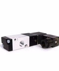 DC24V 3/2 Way Solenoid Valve, 1/4 Inch PT, Normally Closed, Aluminum Body, Model 3V210-08, High Flow for Industrial Air Systems