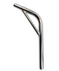 Steel BMX Seat Post With Support For Street And Park Riding, 27.2 Mm Diameter By 350 Mm Length, 1.6 Mm Wall Thickness, Silver Finish