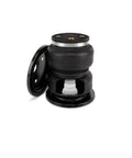 Premium Rock Solid Heavy Duty Air Spring Kit And Wireless Compressor Fits 2022 2026 Toyota Tundra showing dual air bags.