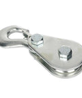 Heavy Duty Recovery Pulley Winch Snatch Block For ATV UTV SUV Jeep And Trucks, 2 Ton Capacity 4400 Lb, Durable Towing Gear Built Tough For Off Road Recovery And Heavy Pulls. Steel winch snatch block with hook.